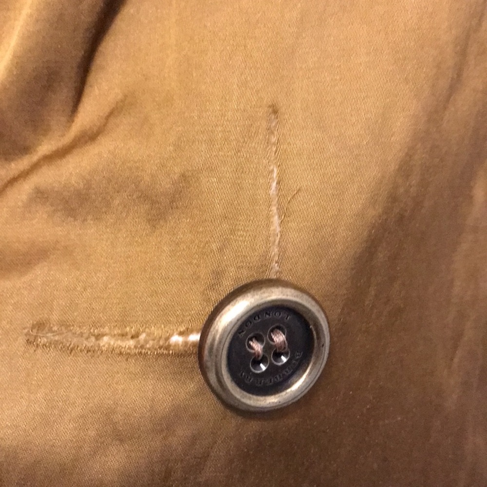 💥sold 💥BURBERRY Iridescent Trench Coat - (size US6) - Picture 12 of 17